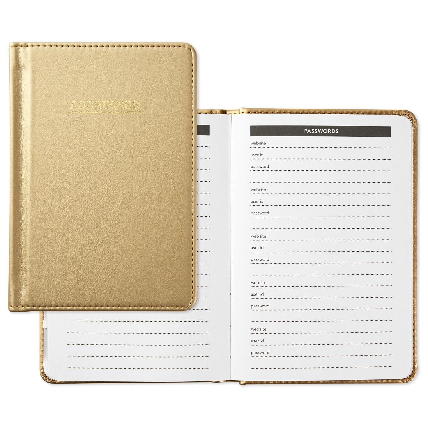 Satin Gold Address Book for only USD 14.99 | Hallmark