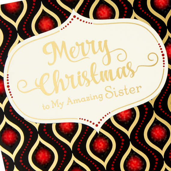 Couldn't Love You More Christmas Card for Sister, , large image number 4