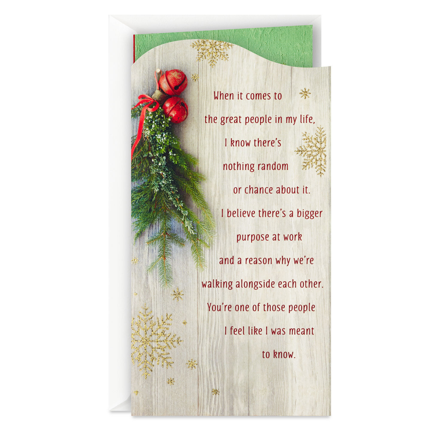 So Grateful Life Brought Our Paths Together Christmas Card for Friend