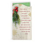 Holiday Greenery and Snowflakes Friend Christmas Card Card Front image number 1