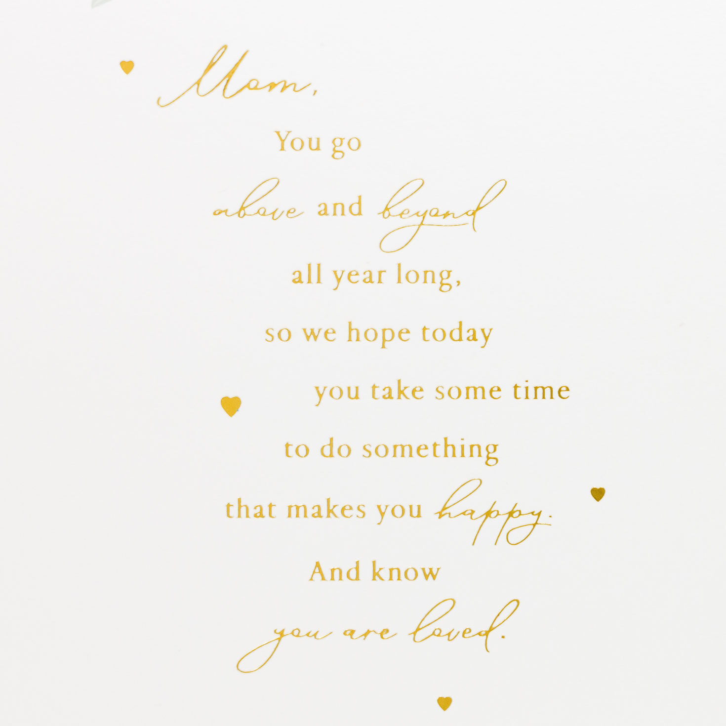 Pink Roses and Heart Mom Mother's Day Card From All Sentiment image number 2