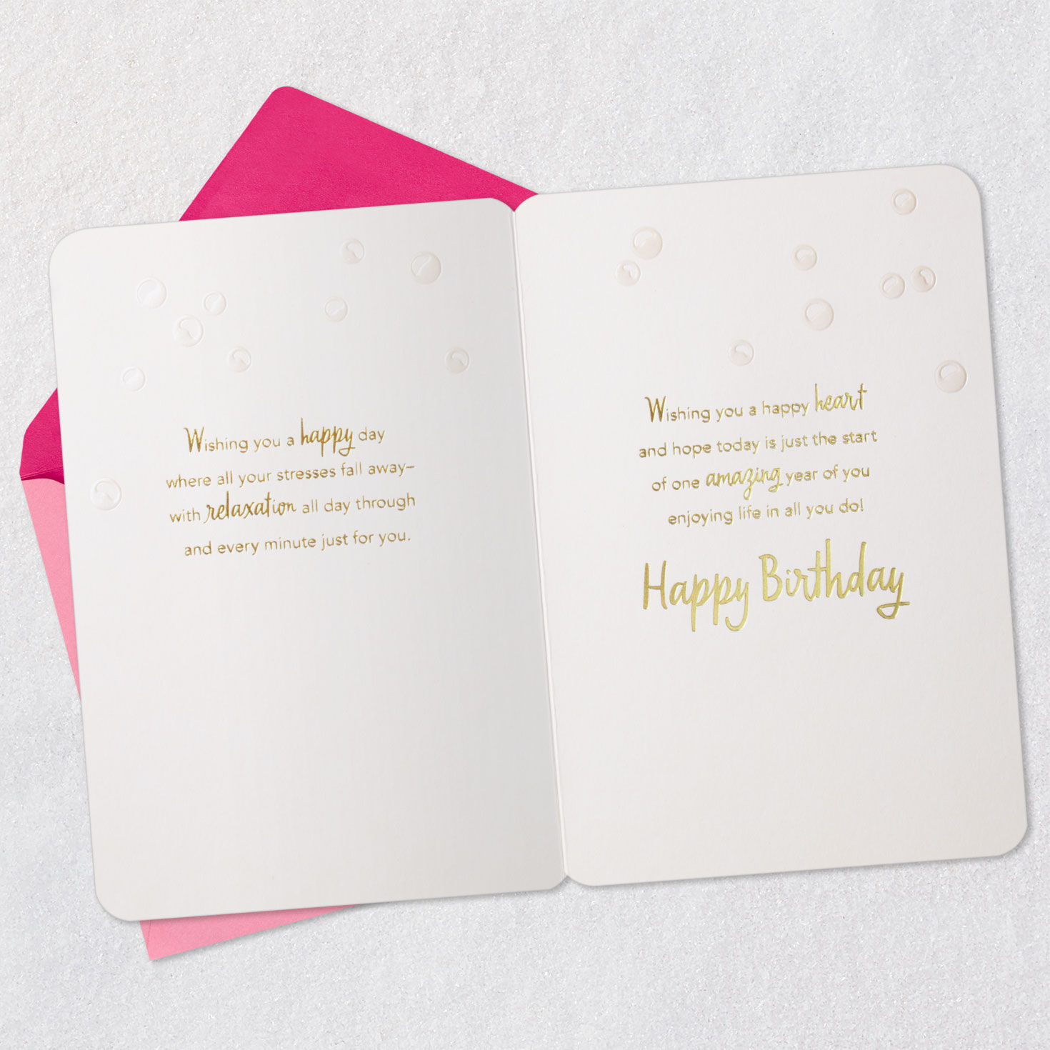 Dog Spa Day Birthday Card for Daughter-in-Law Open card with envelope image number 4