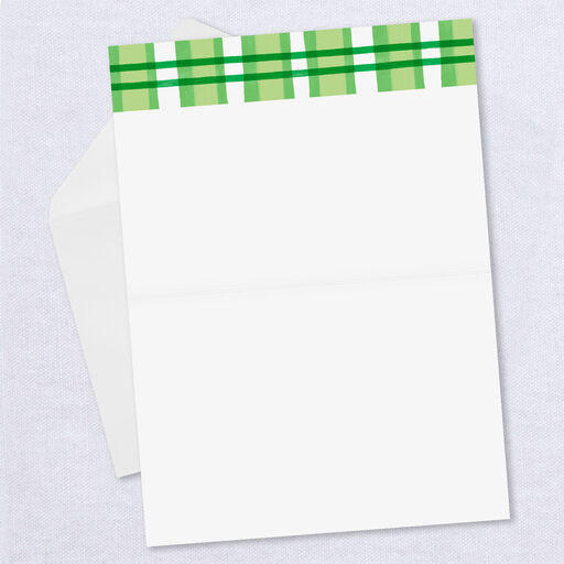 Personalized Shamrocks St. Patrick’s Day Photo Card, 