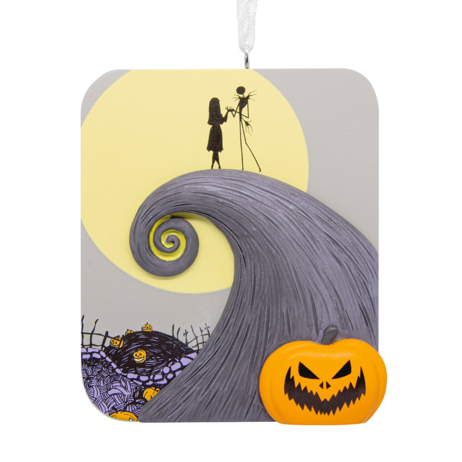 Disney Tim Burton's The Nightmare Before Christmas Jack Skellington and Sally Hallmark Ornament