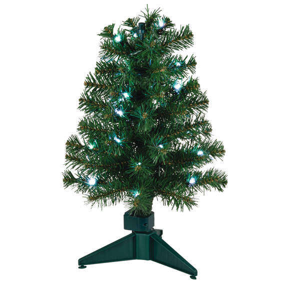 Mini ShowToppers Evergreen Christmas Tree With Light, 17"