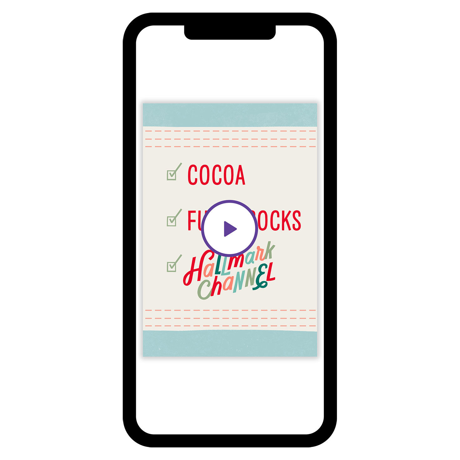 Hallmark Channel Checklist Holiday eCard