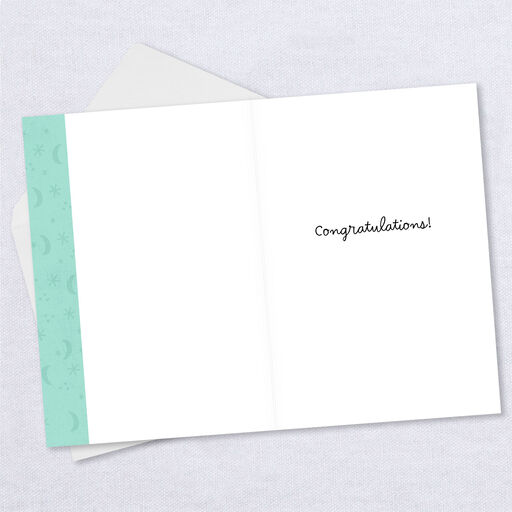 Personalized Sweet Little Dream New Baby Card, 