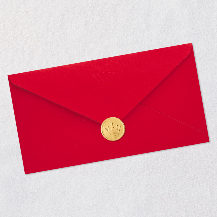 Red and Green Lettering Gift Card Holder Christmas Card Envelope Back with Seal image number 8