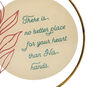 Round Glass Wall Decor With Religious Quote upclose detail image number 3
