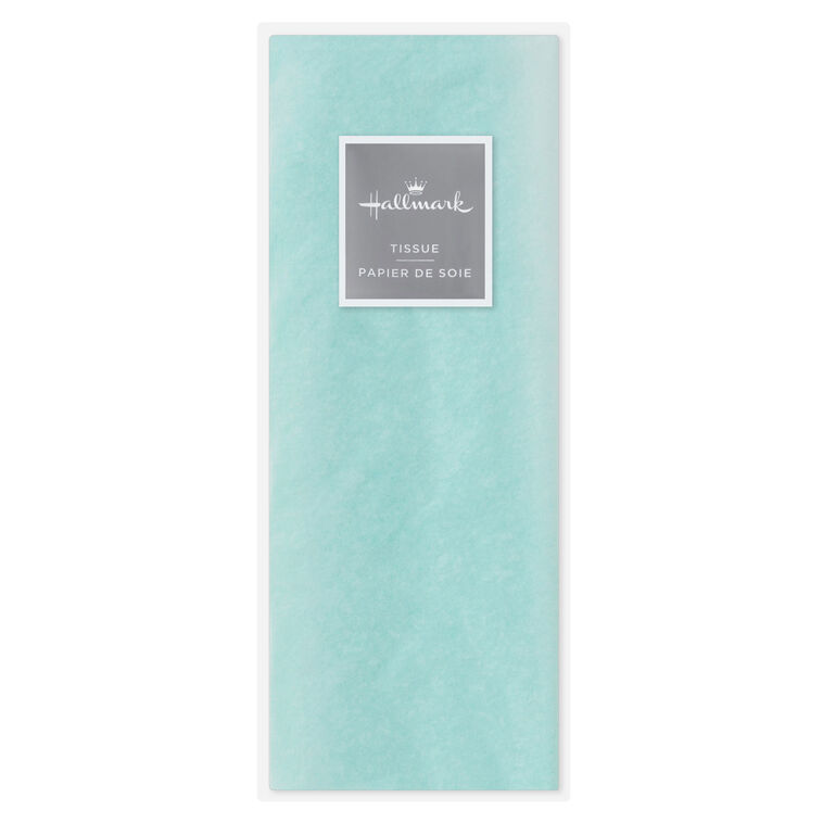 Solid Light Blue Tissue Paper, 8 sheets, Light Blue, large image number 5