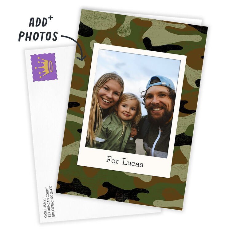 Camo Design Custom Card, , large image number 2