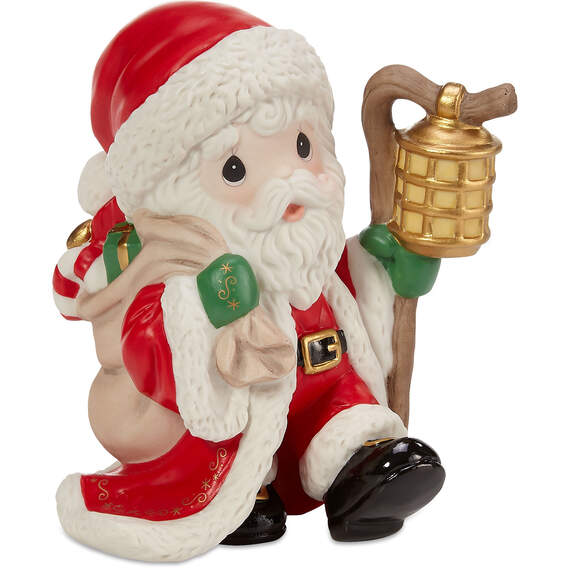 Precious Moments May Your Spirits Be Merry and Bright Santa Figurine, 4.65", , large image number 1