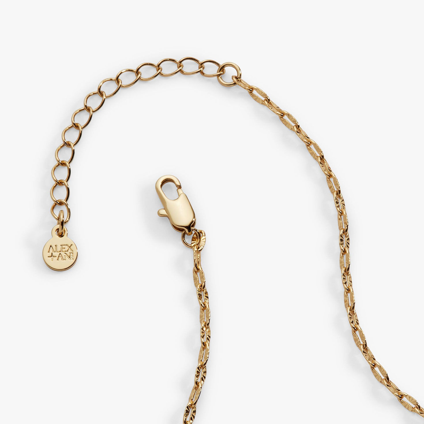 Alex And Ani Evil Eye Triple Charm Necklace closeup view image number 2