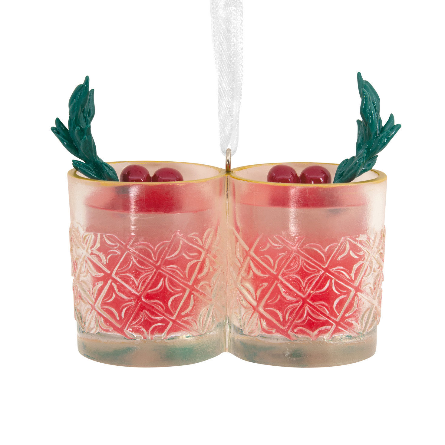 Friends Drink Alike Cocktail Glasses Hallmark Ornament, , large image number 4