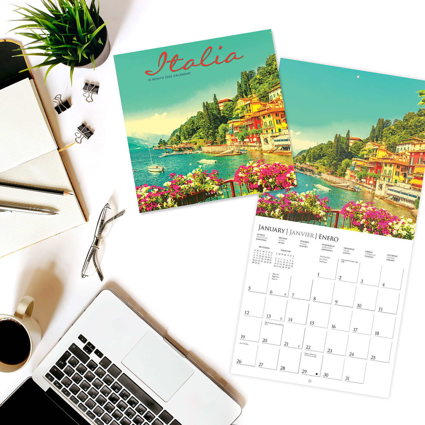 Graphique Italia 2025 Wall Calendar Calendars & Planners Hallmark