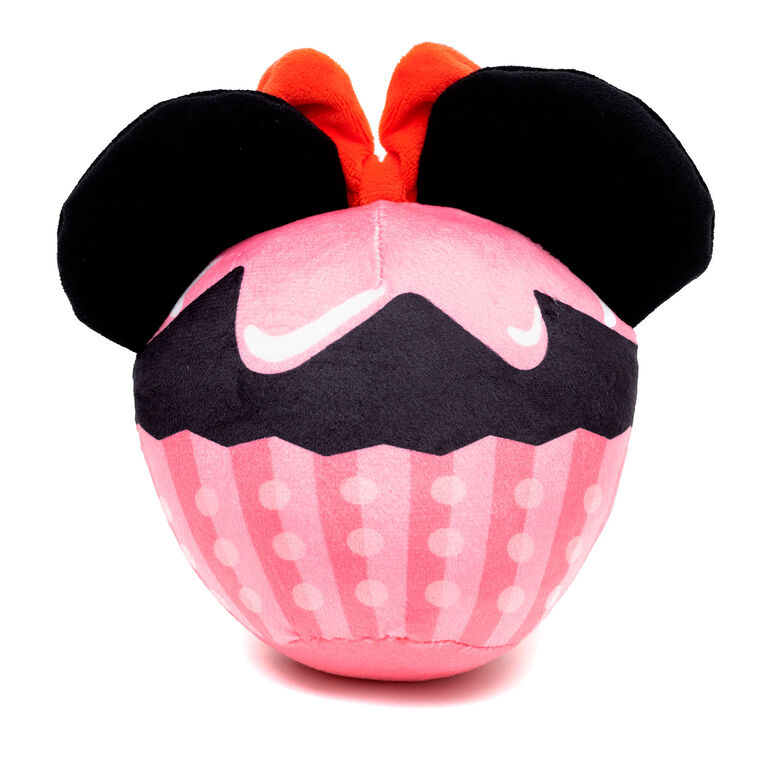 Minnie Mouse Ears and Bow Cupcake Squeaker Dog Toy  image number 1
