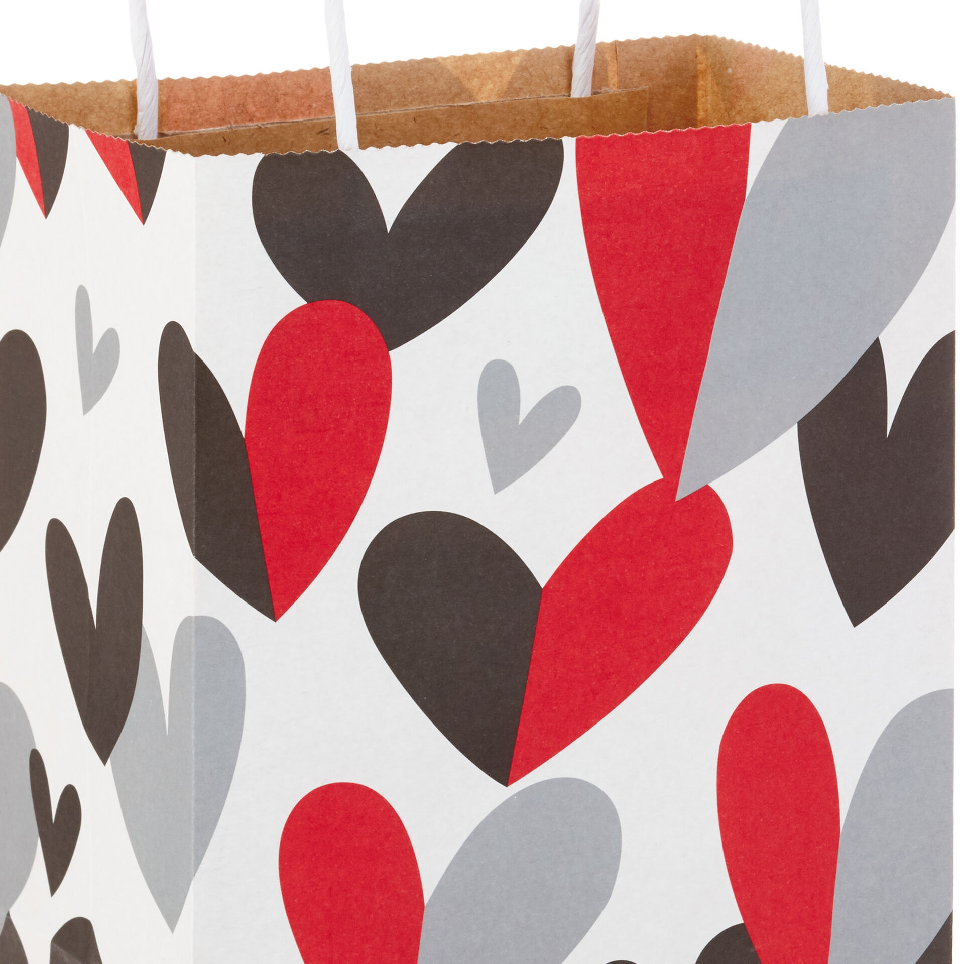 7.8" Assorted 4Pack Bold Valentine's Day Gift Bags Gift Bag Sets