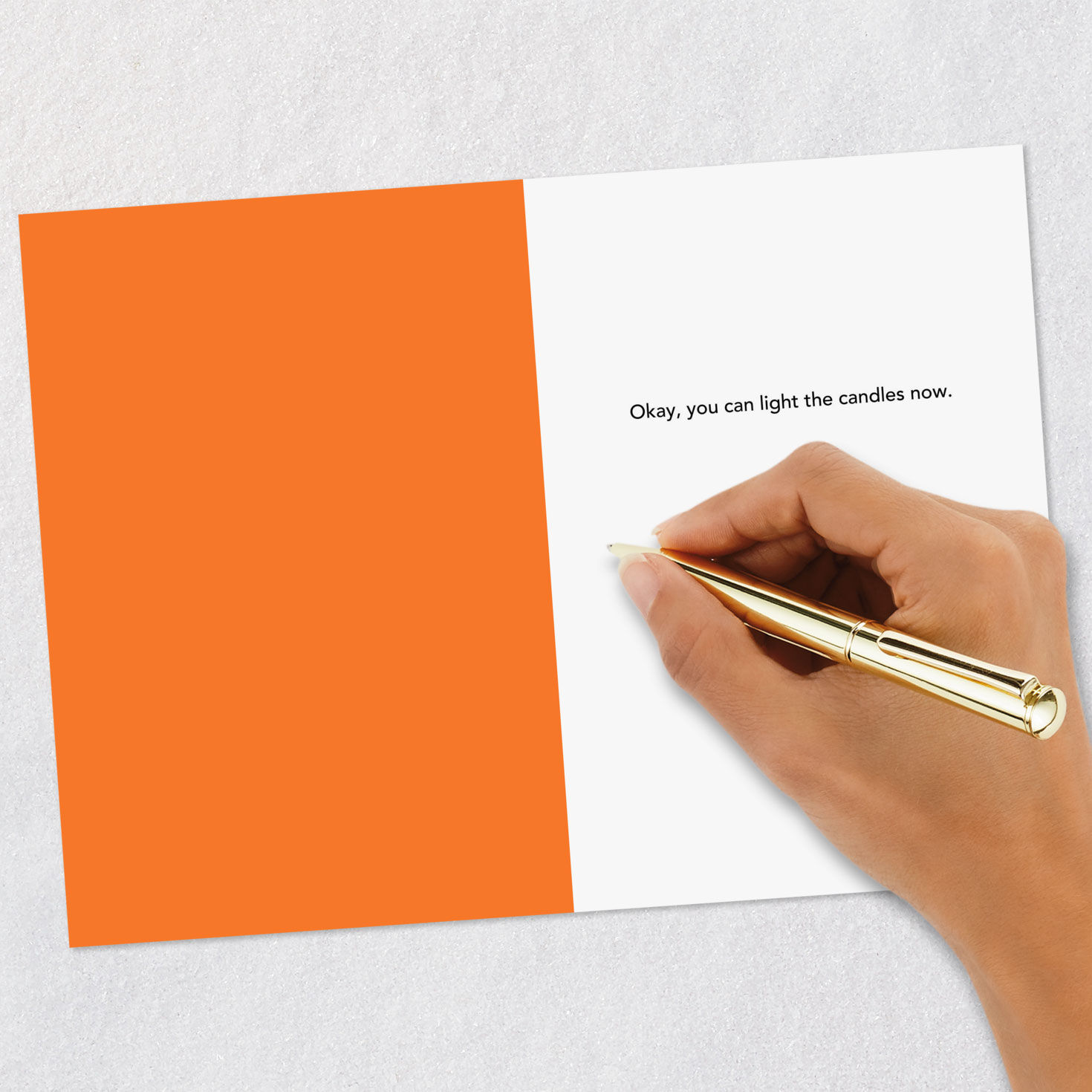 Light the Candles Funny Birthday Card Signing card image number 6