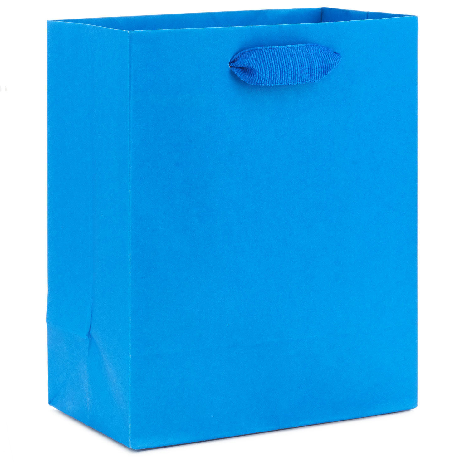 Solid Royal Blue Small Gift Bag Front image number 1