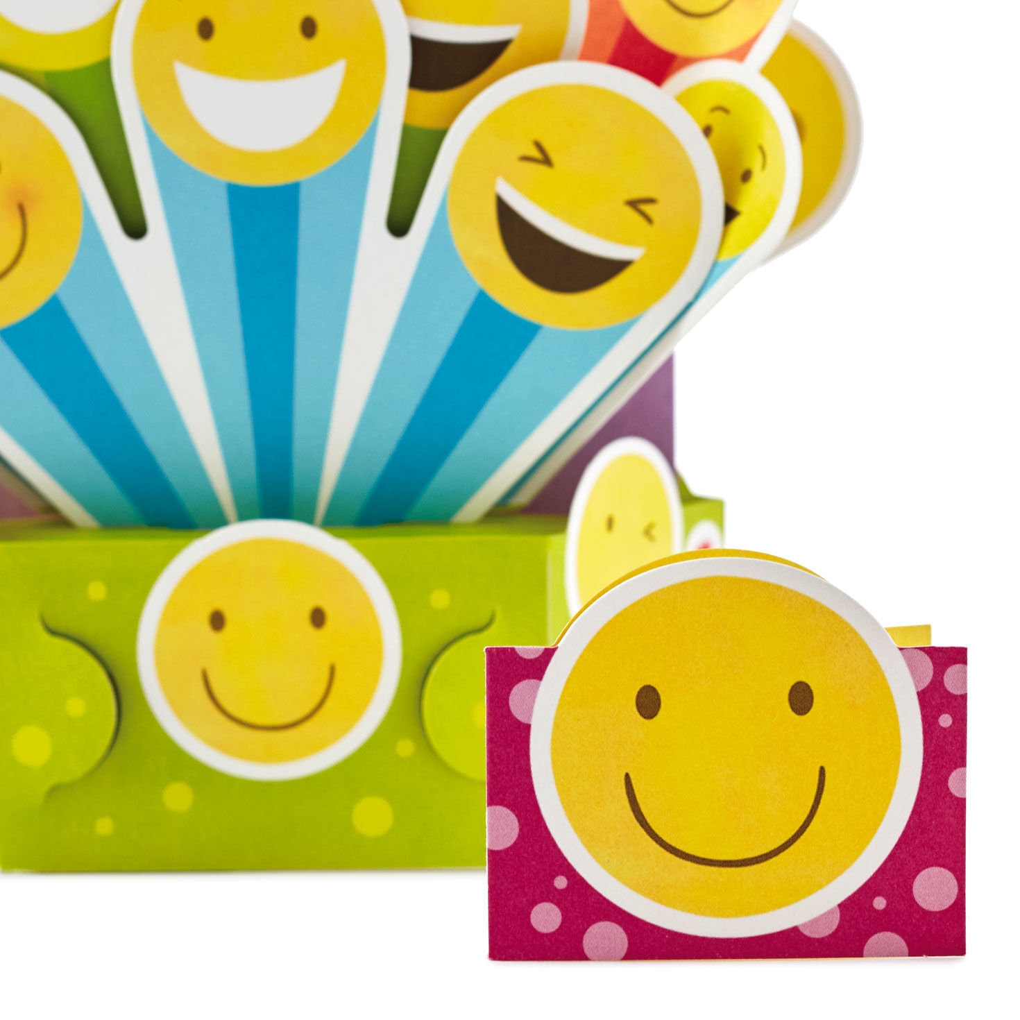 Emojis Musical Light-Up 3D Pop-Up Birthday Card Pop-up Card Detail image number 4