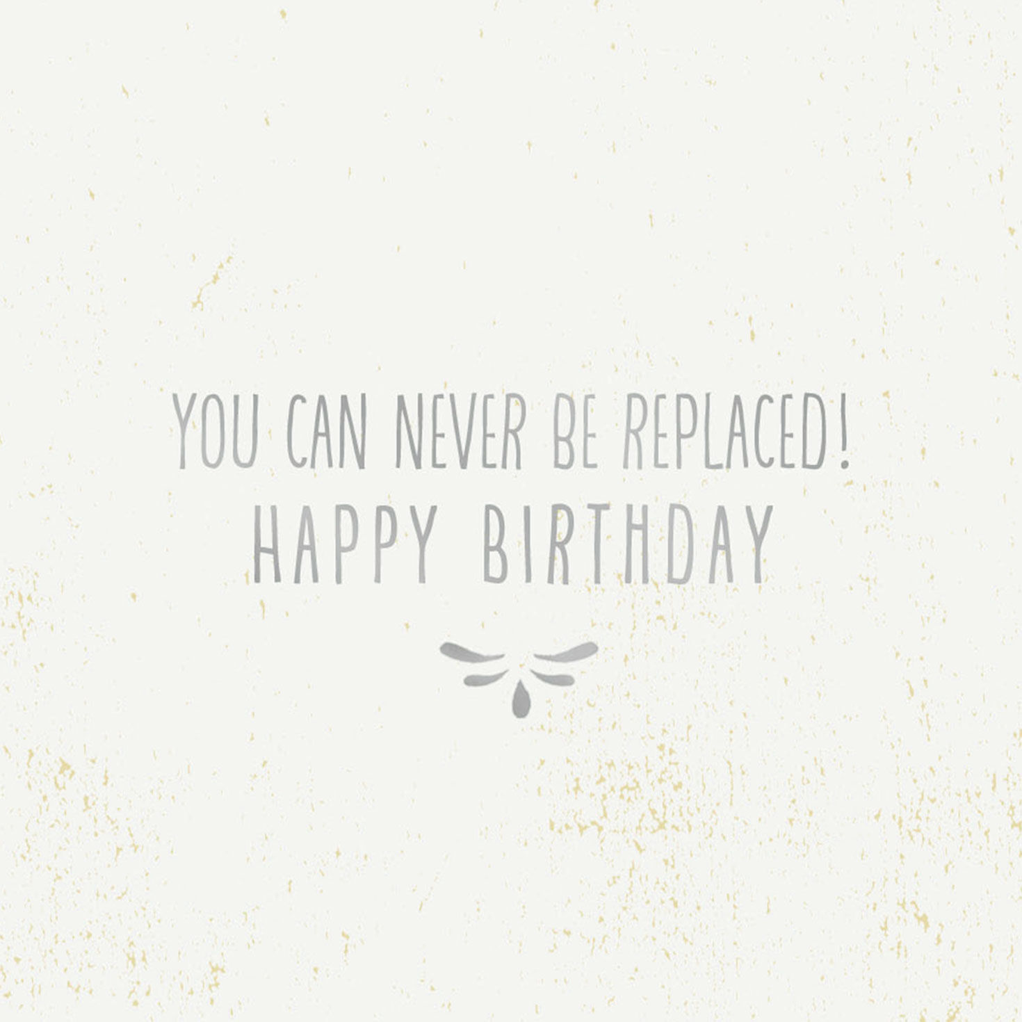 You Can't Be Replaced Funny Birthday Card for Son, , large image number 2