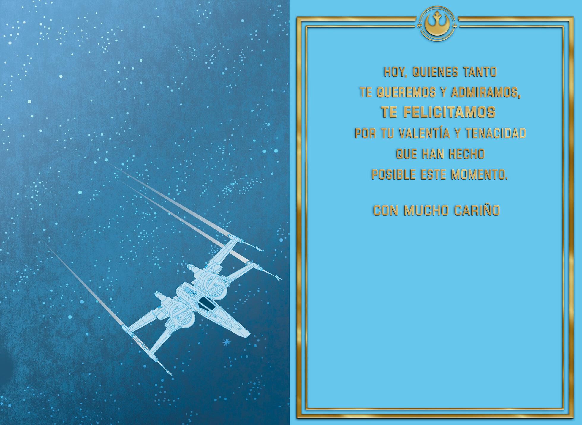 Star Wars™ Resistance Group Spanish-Language Graduation Card