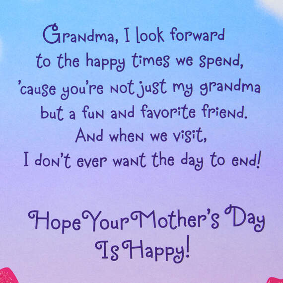 Love You, Grandma Pop-Up Mother's Day Card, , large image number 2