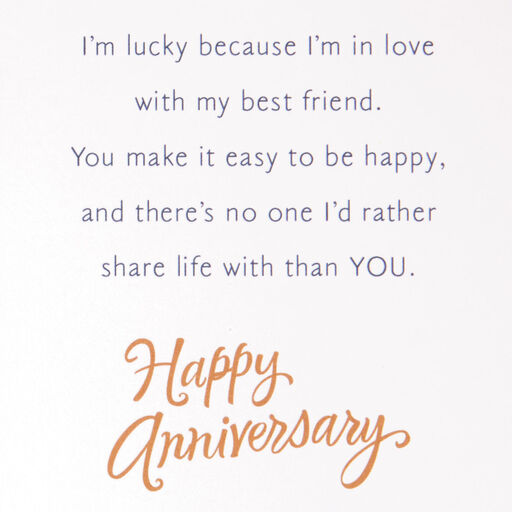 Love Sharing Our Life Anniversary Card for Husband, 