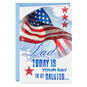 American Flag We Salute You Veterans Day Card for Dad, , large image number 1