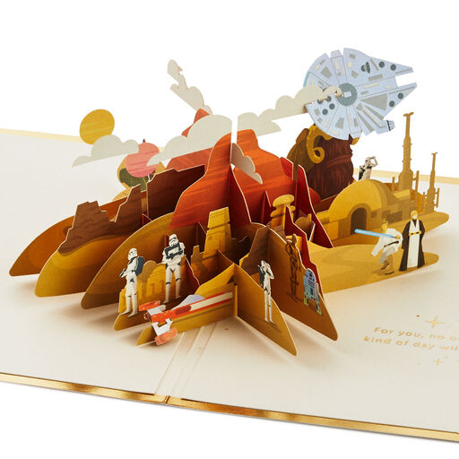 Star Wars™ A Day of Adventure and Fun 3D Pop-Up Card, 