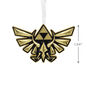 Nintendo The Legend of Zelda™ Crest of Hyrule Metal Hallmark Ornament, , large image number 3