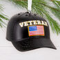 Veteran Flag Hat Christmas Ornament hanging on tree image number 2
