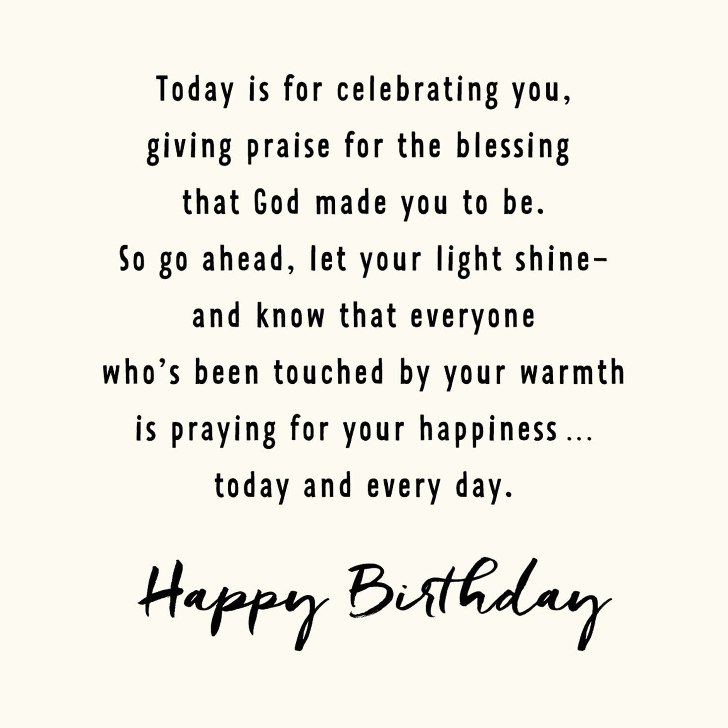 Red Orange Yellow Patterns Religious Birthday Card Sentiment image number 3