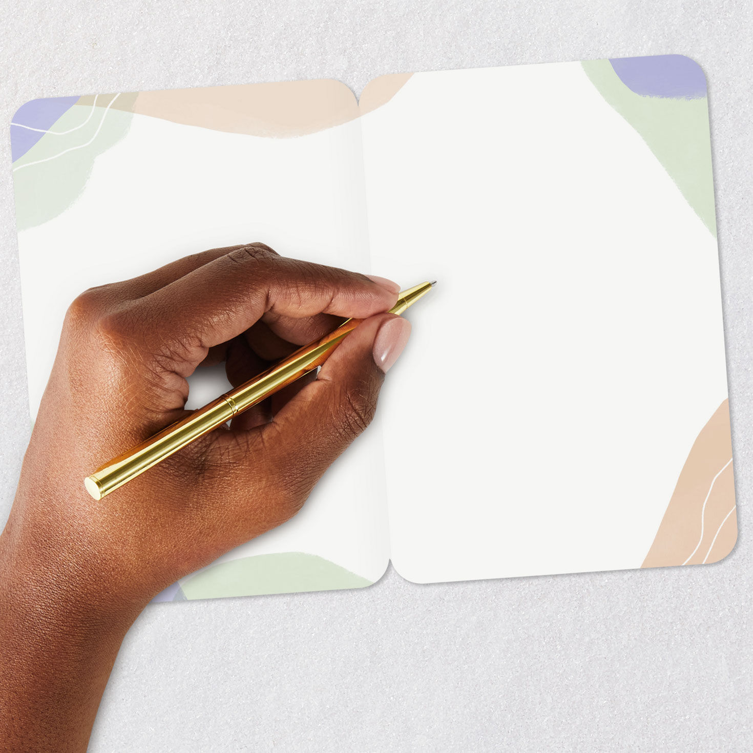 Abstract Shapes Blank Encouragement Card Signing card image number 5