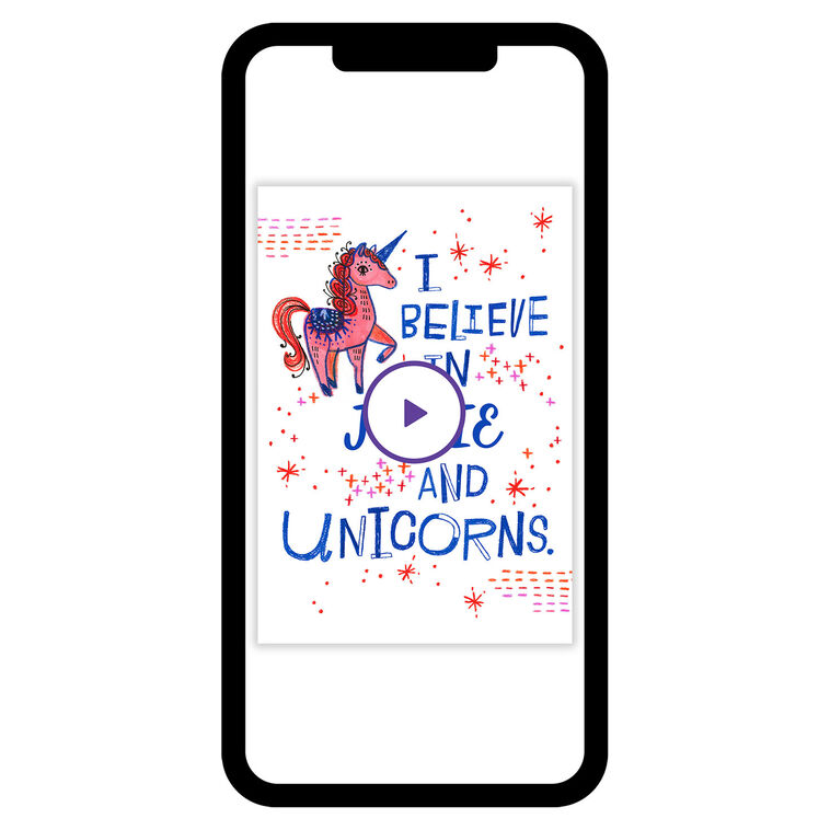 I Believe in You & Unicorns eCard