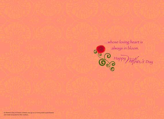 Heart in Bloom Wife Mother's Day Card, , large image number 2