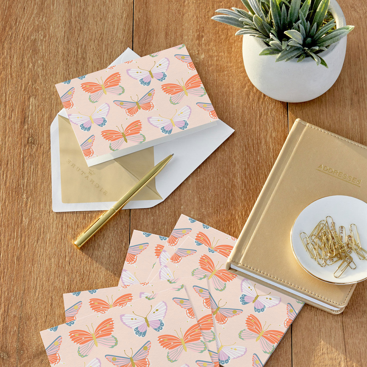Butterfly Pattern Blank Notes, Pack of 10 for only USD 12.49 | Hallmark