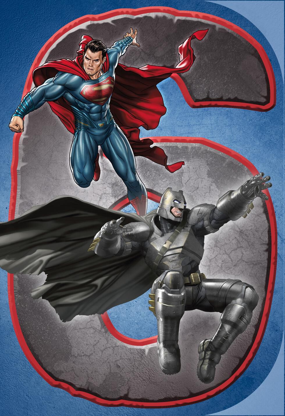 Batman V Superman: Dawn of Justice™ Musical 6th Birthday Card