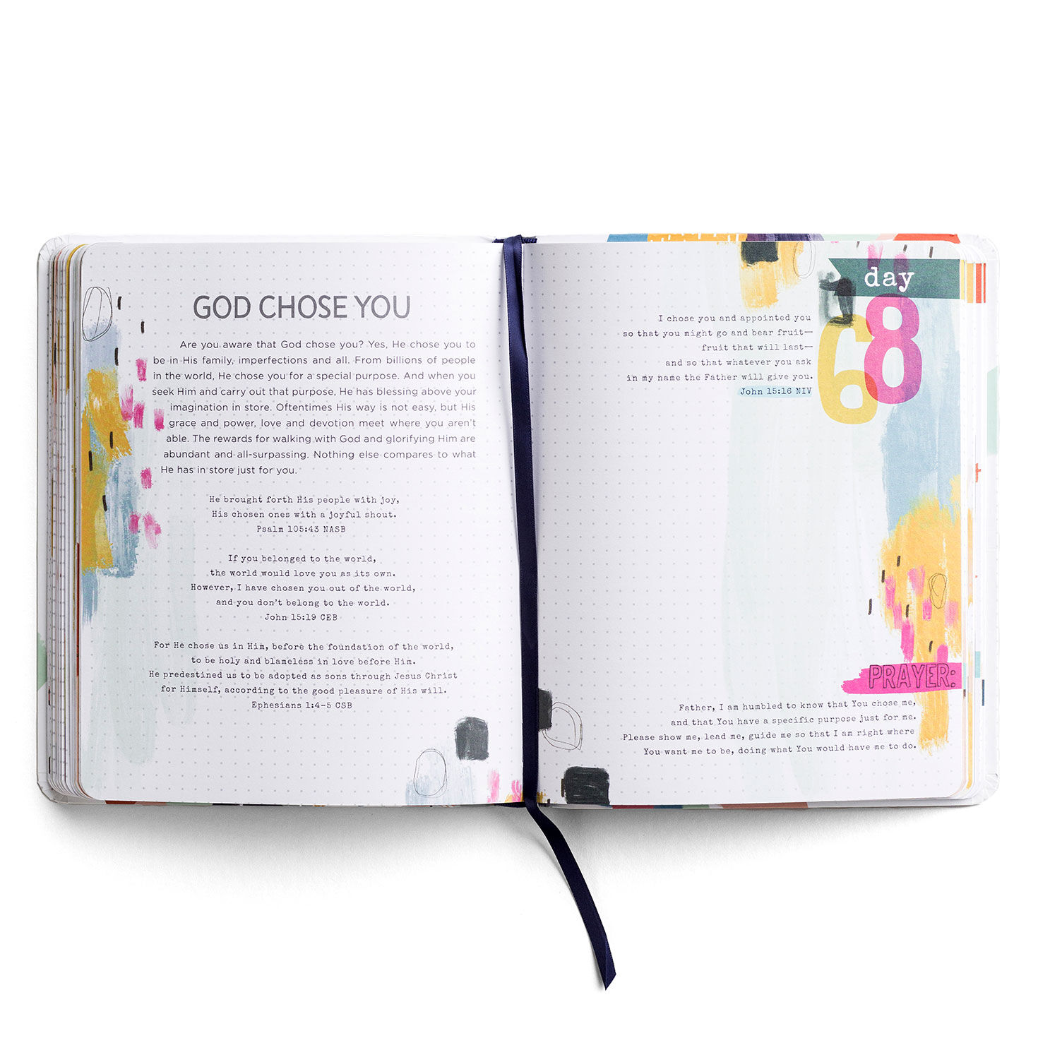 100 Days of Grace & Gratitude Devotional Journal inside spread image number 5
