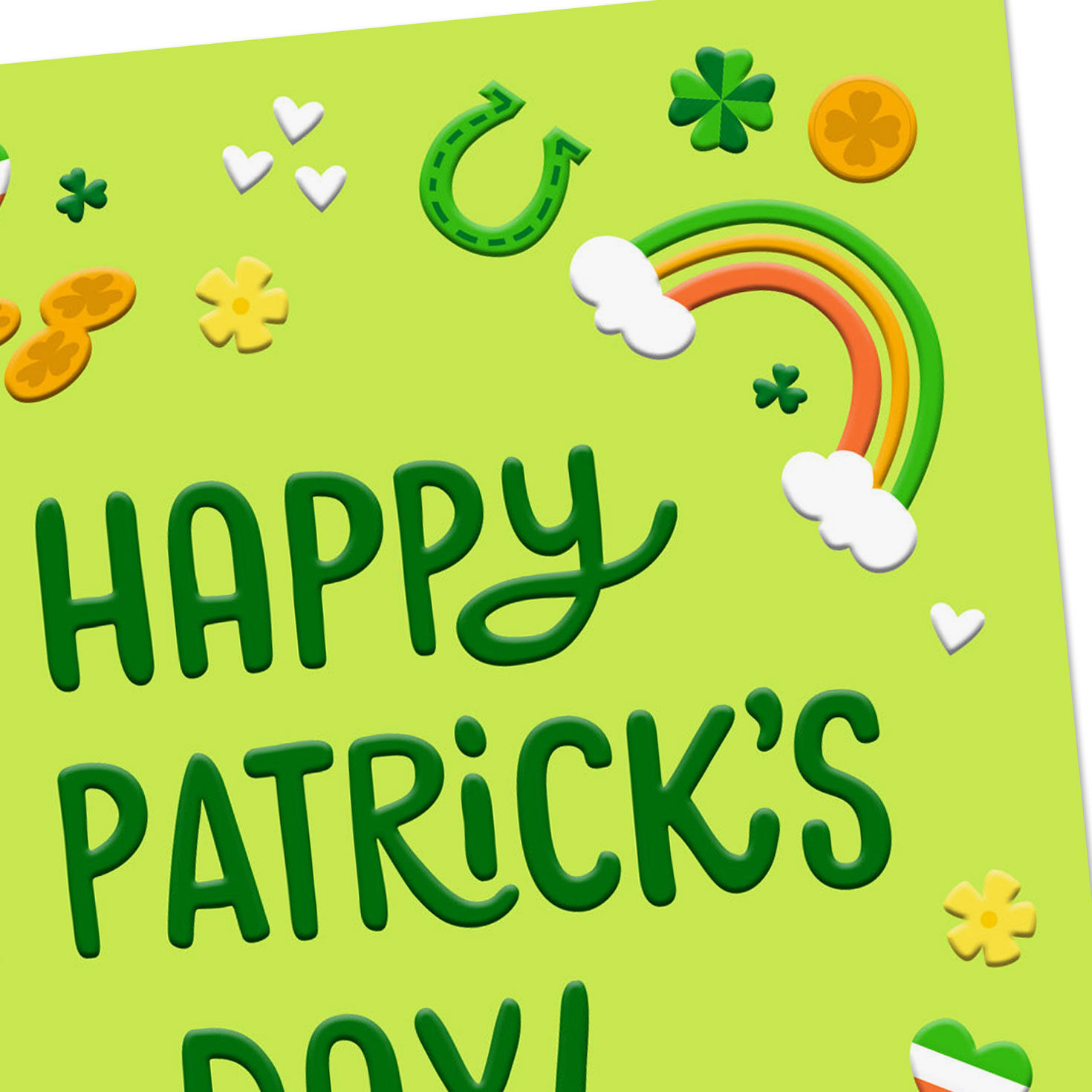 Irish Icons St. Patrick's Day Card for Kid Card Front Detail image number 5