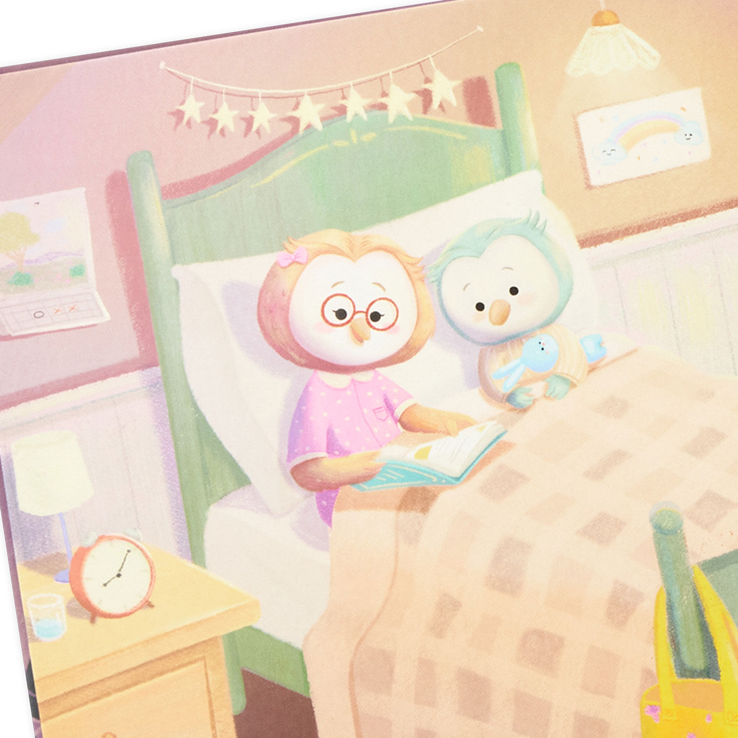 Goodnight Baby Owl Board Book for Kids closeup view image number 5