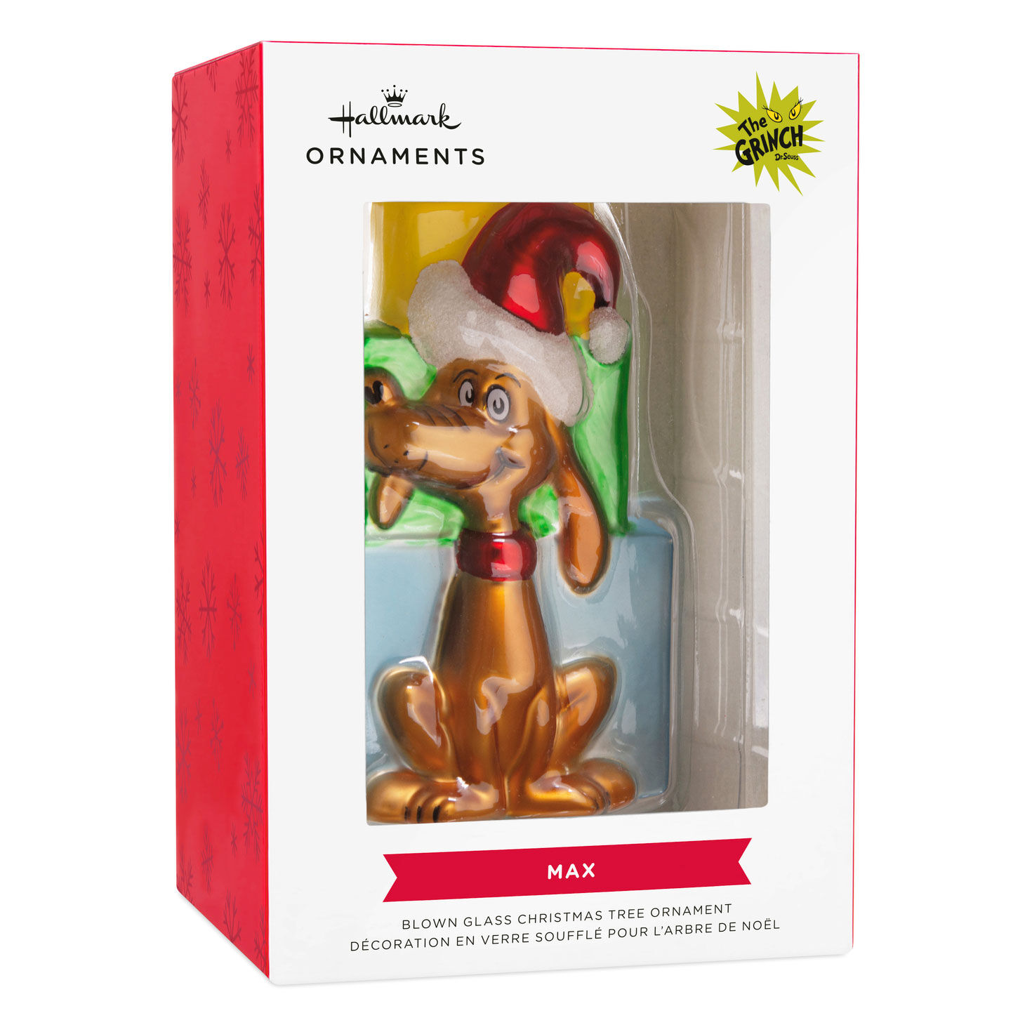 Dr. Seuss's How the Grinch Stole Christmas!&trade; Max With Presents Blown Glass Hallmark Ornament, , large image number 6