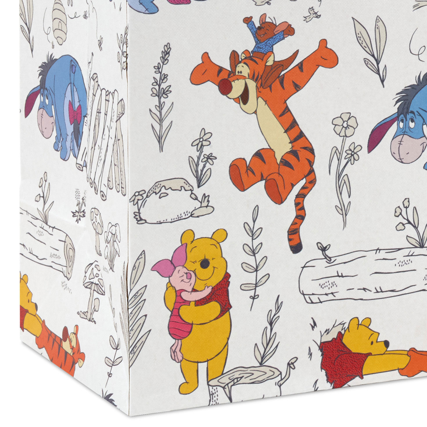 9.6" Disney Winnie the Pooh Friends Together Medium Gift Bag for only USD 3.49 | Hallmark