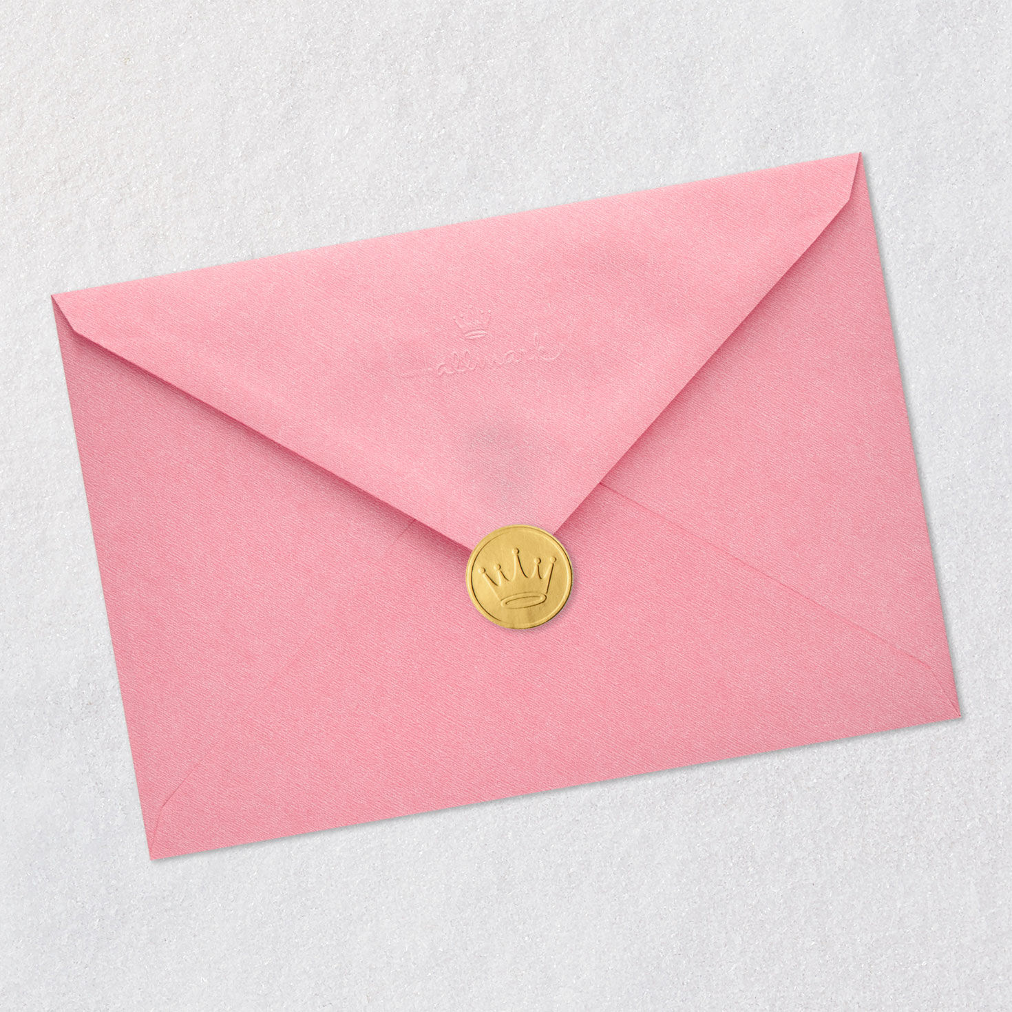 Vintage Flowers Grandmother Mother's Day Card Envelope Back with Seal image number 7