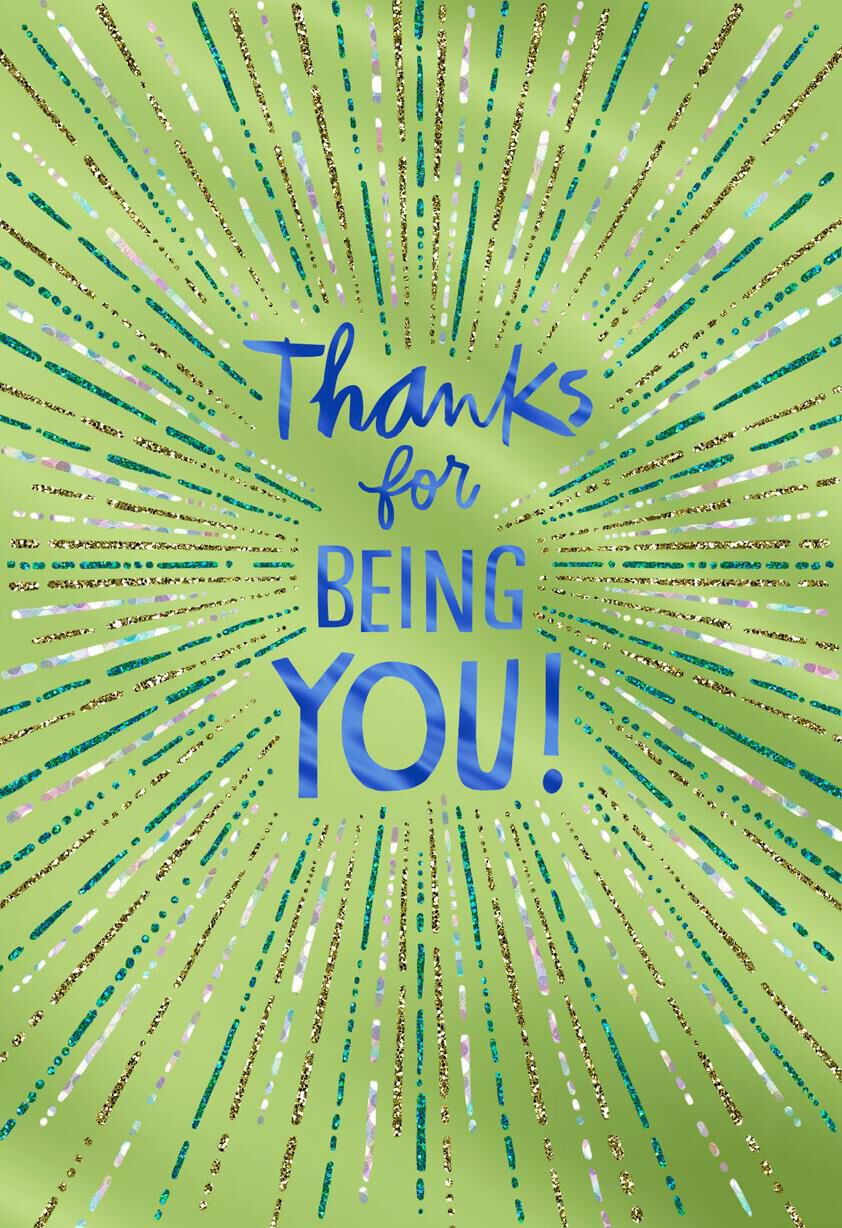 You Shine! Thank You Card