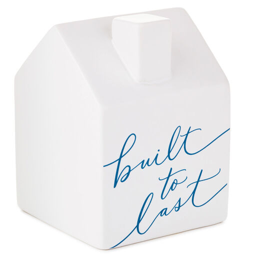Built to Last Ceramic House Figurine, 4", 