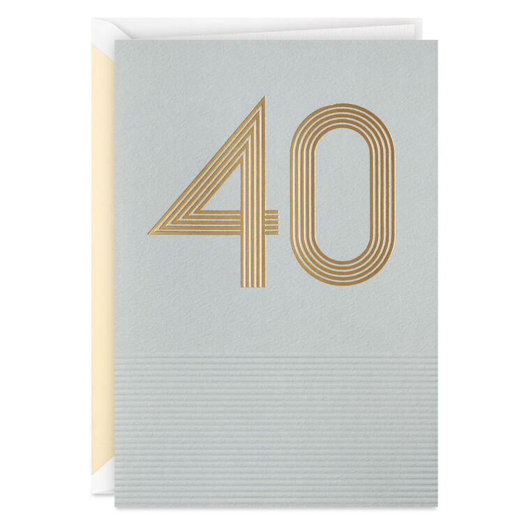 Incredible You 40th Birthday Card