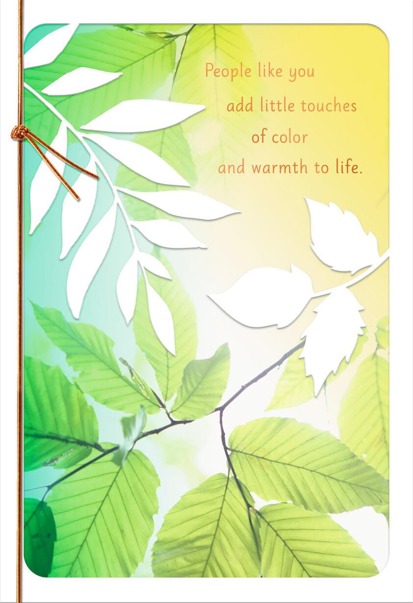 You Make Me Smile Thank You Card