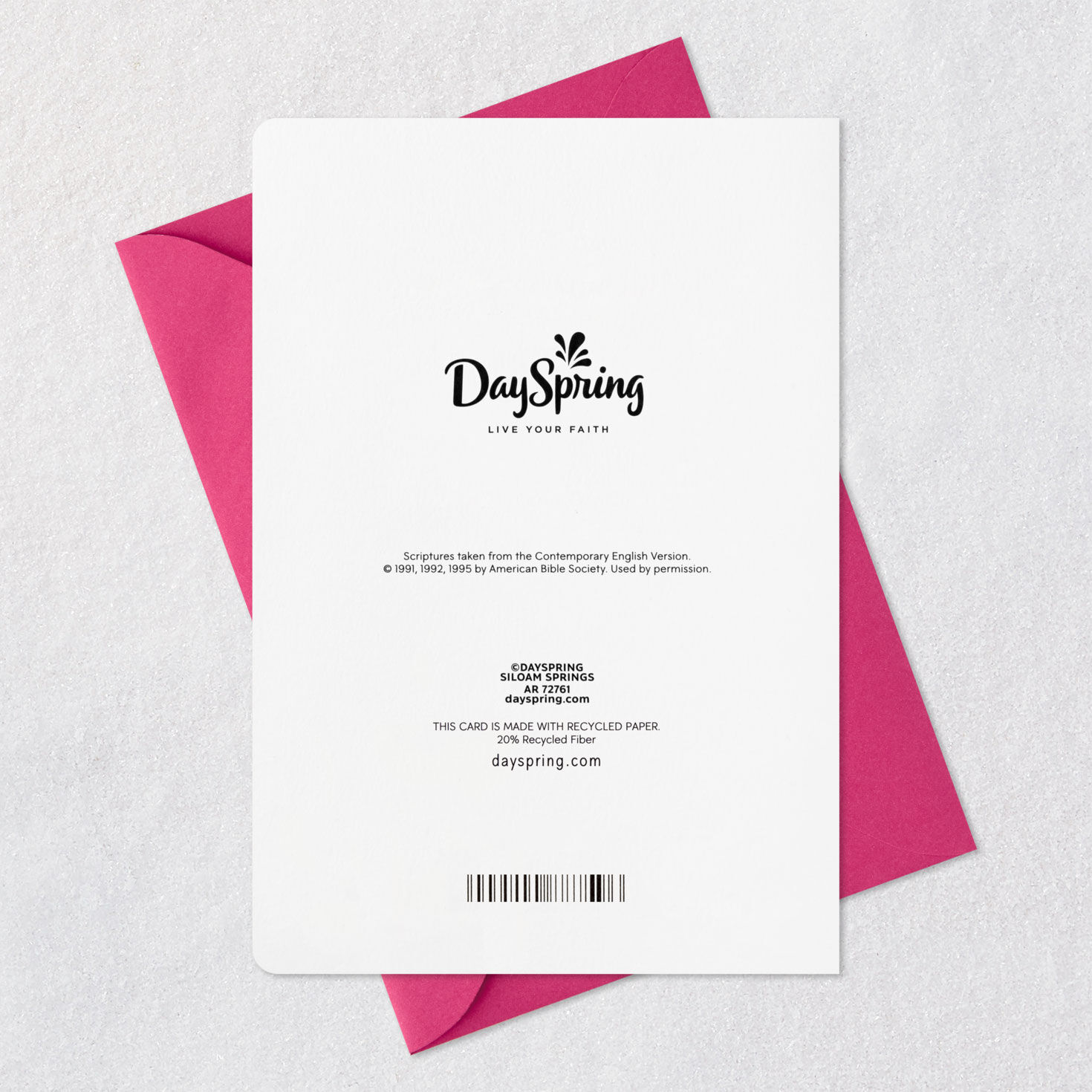 Lamb and Flowers Baby Girl Baptism Card  image number 8