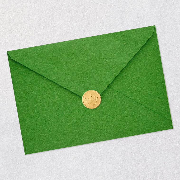 Caroling Cats Funny Musical Pop-Up Christmas Card Envelope Back with Seal image number 8